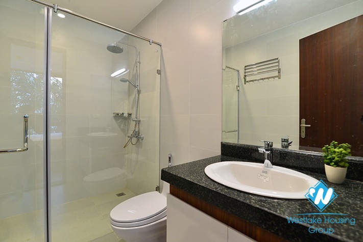 Modern 3 bedrooms apartment with huge balcony for rent in Tay Ho, Hanoi 